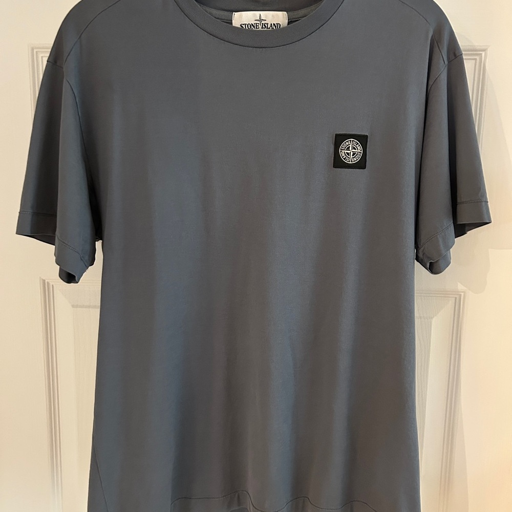 Stone Island Charcoal Short Sleeve T-Shirt